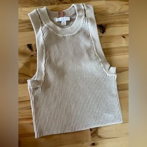 Lunya Cozy Cotton Silk Crop Tank